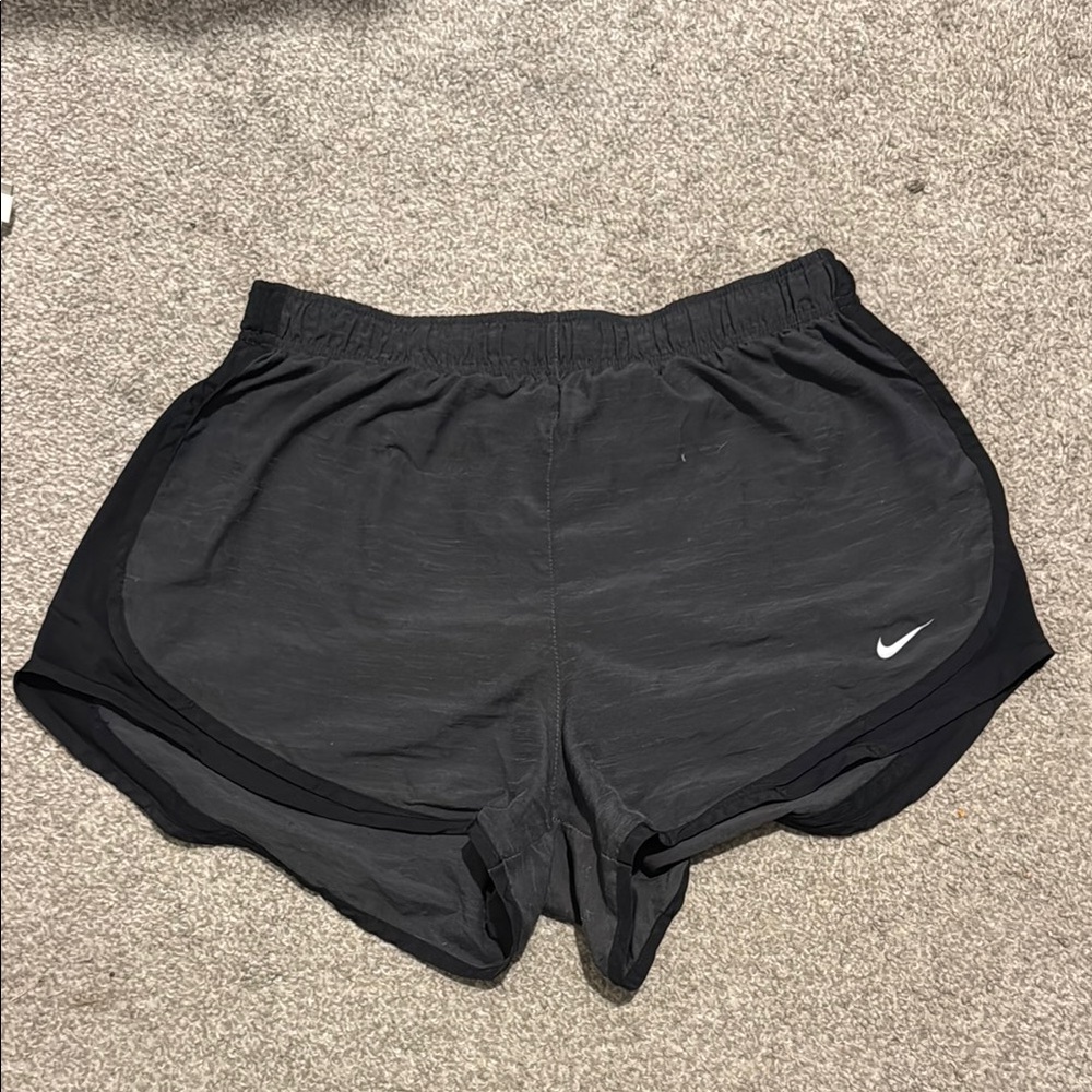 Nike Black Athletic Shorts- Lightweight Elastic Waist